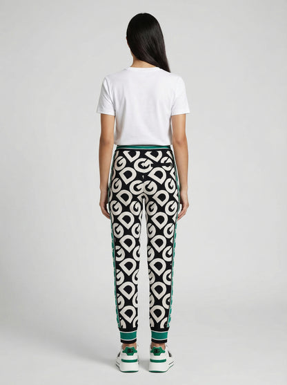 Dolce & Gabbana Multicolor Polyamide Joggers (Workout Pants)