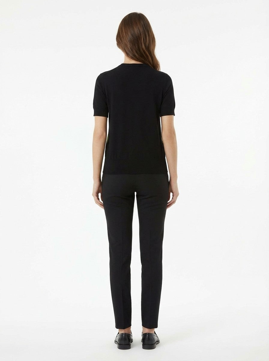 Dolce & Gabbana Multicolor Silk T-Shirt