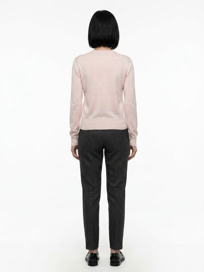Dolce & Gabbana Pink Silk Cardigan
