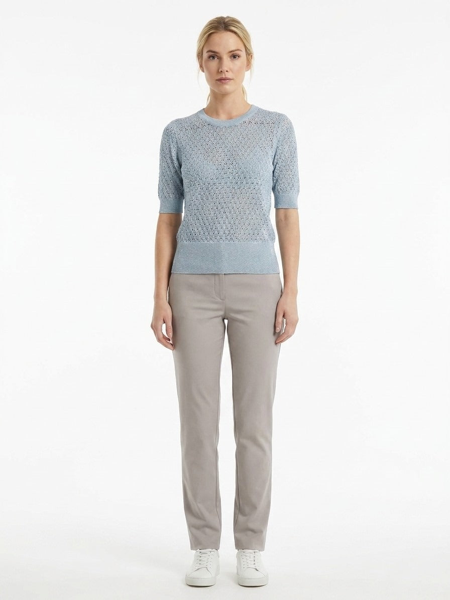 Dolce & Gabbana Light Blue Virgin Wool Sweatshirt