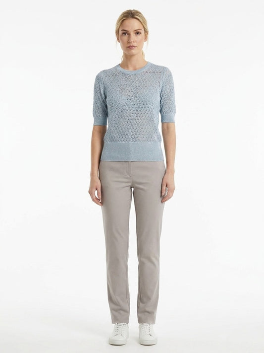 Dolce & Gabbana Light Blue Virgin Wool Sweatshirt
