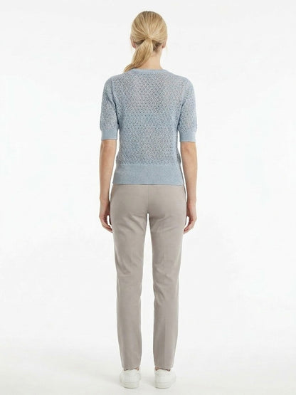Dolce & Gabbana Light Blue Virgin Wool Sweatshirt