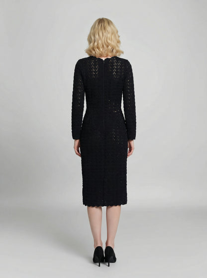 Dolce & Gabbana Black Cashmere Casual Dress