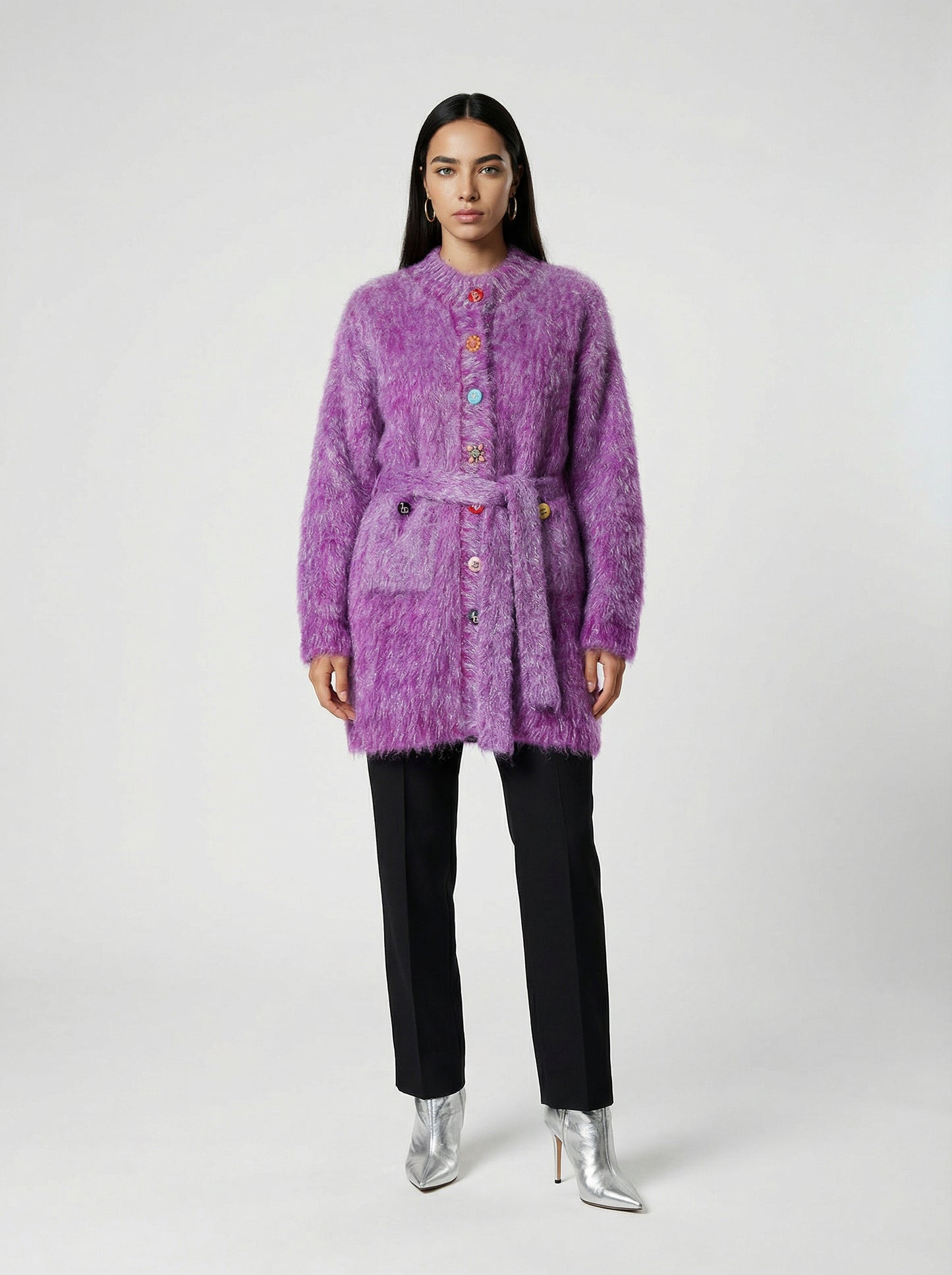 Dolce & Gabbana Multicolor Polyamide Cardigan