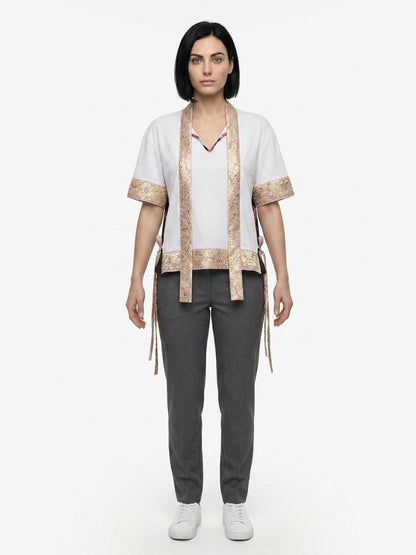 Dolce & Gabbana White Elastane T-Shirt