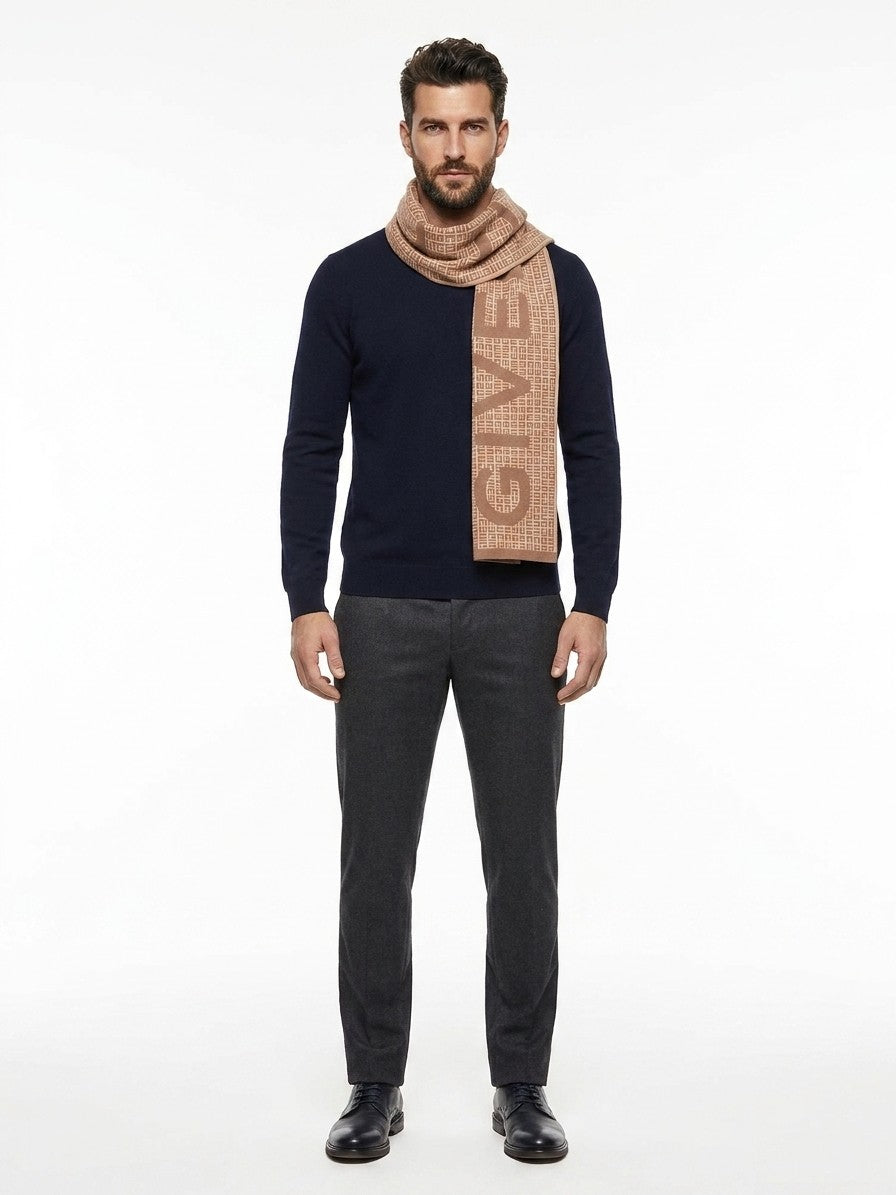 Givenchy Bicolor Wool Foulard