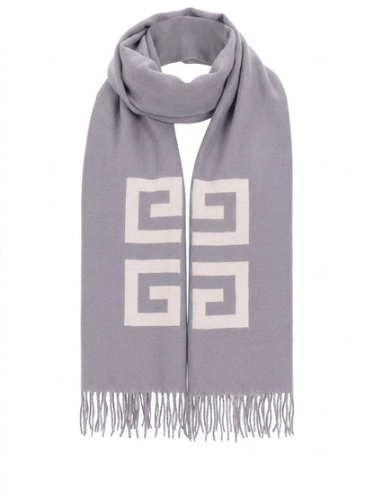 Givenchy Bicolor Virgin Wool Scarf