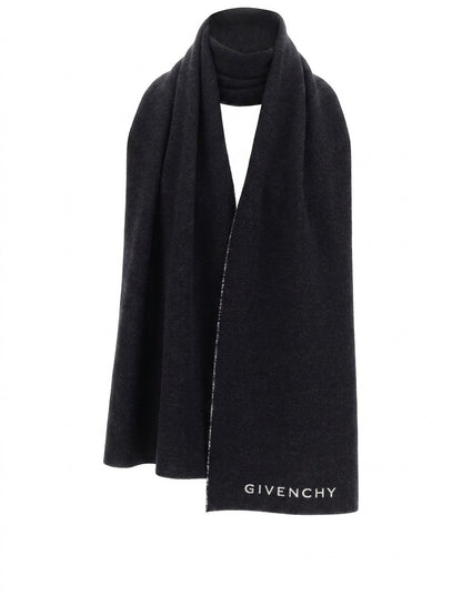 Givenchy Bicolor Wool Scarf