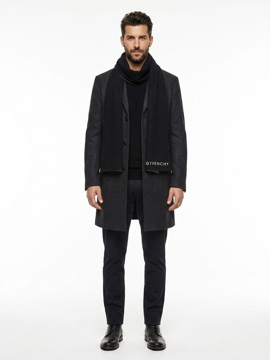 Givenchy Bicolor Wool Scarf