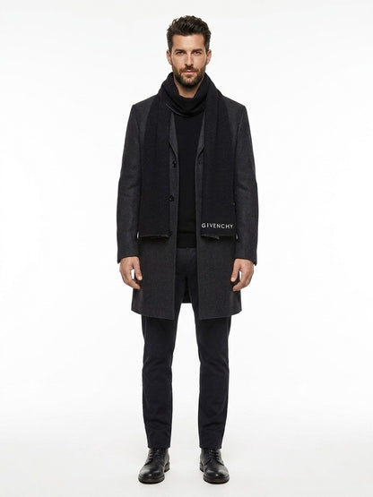 Givenchy Bicolor Wool Scarf