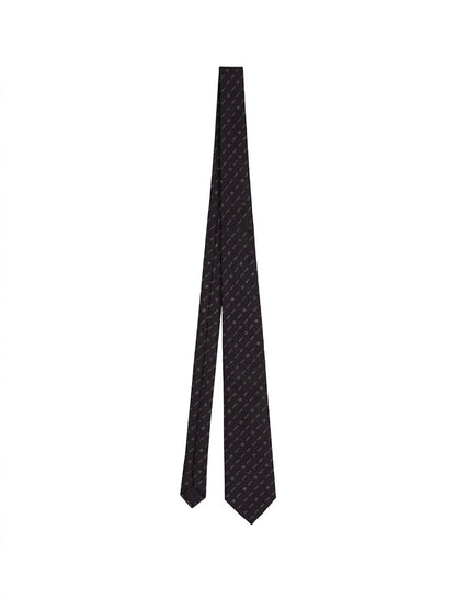 Givenchy Gray Silk Tie