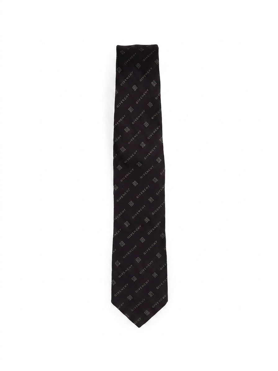Givenchy Gray Silk Tie