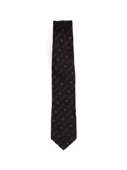 Givenchy Gray Silk Tie