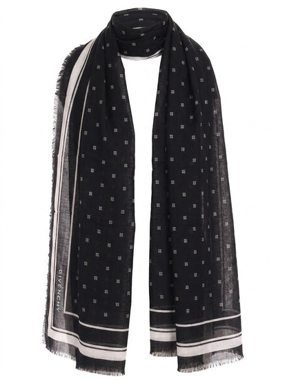 Givenchy Bicolor Cashmere Scarf