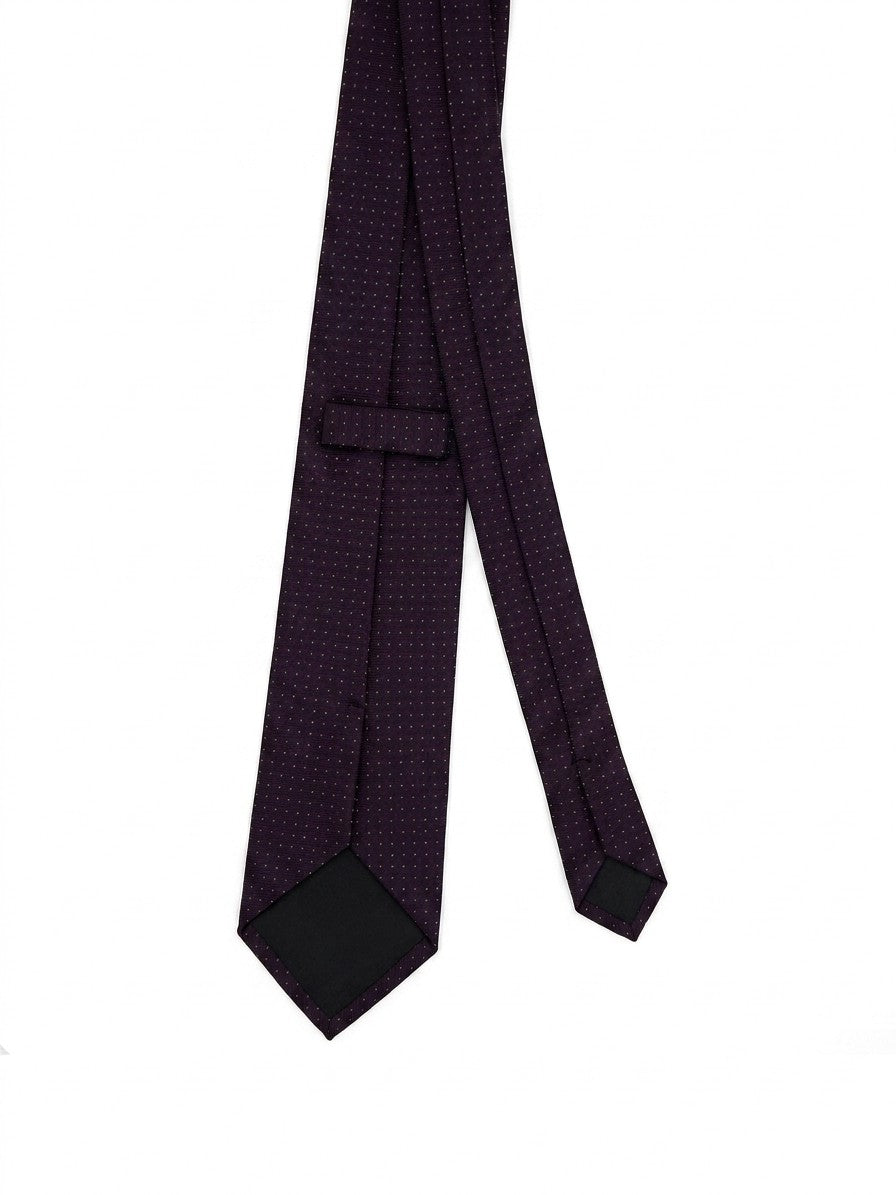 Givenchy Purple Silk Tie