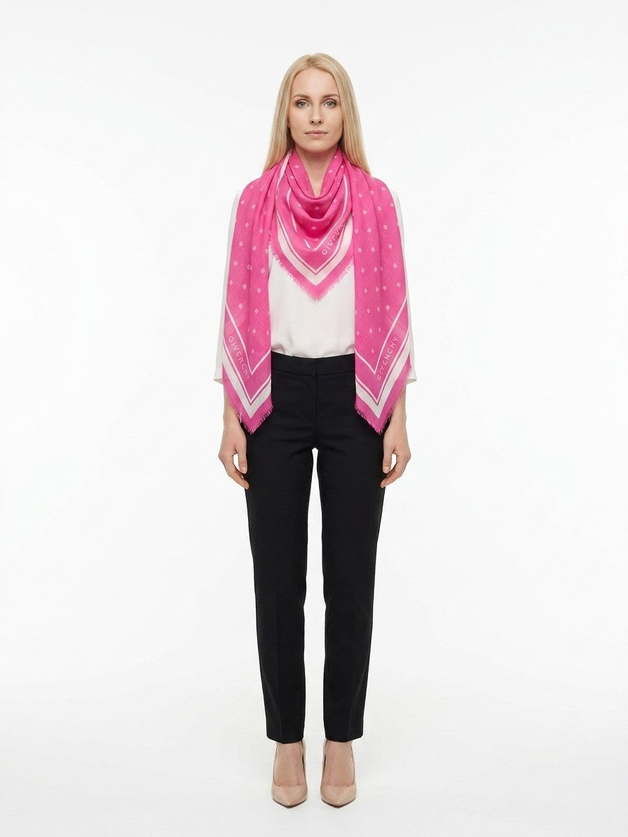 Givenchy Bicolor Cashmere Scarf