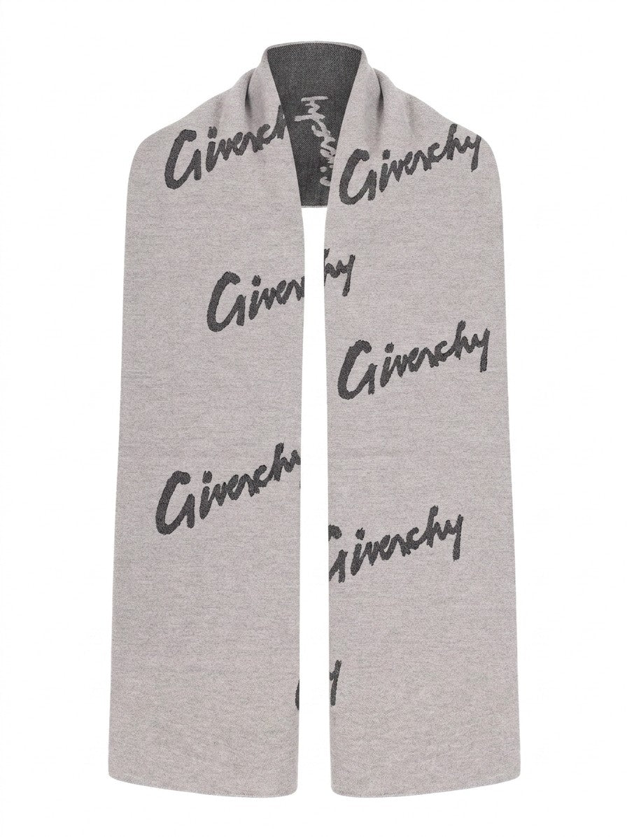 Givenchy Bicolor Wool Scarf