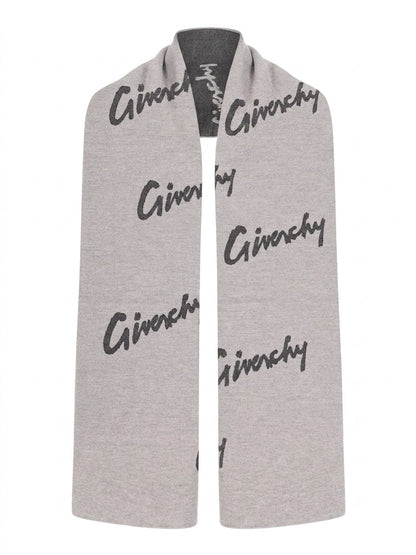 Givenchy Bicolor Wool Scarf
