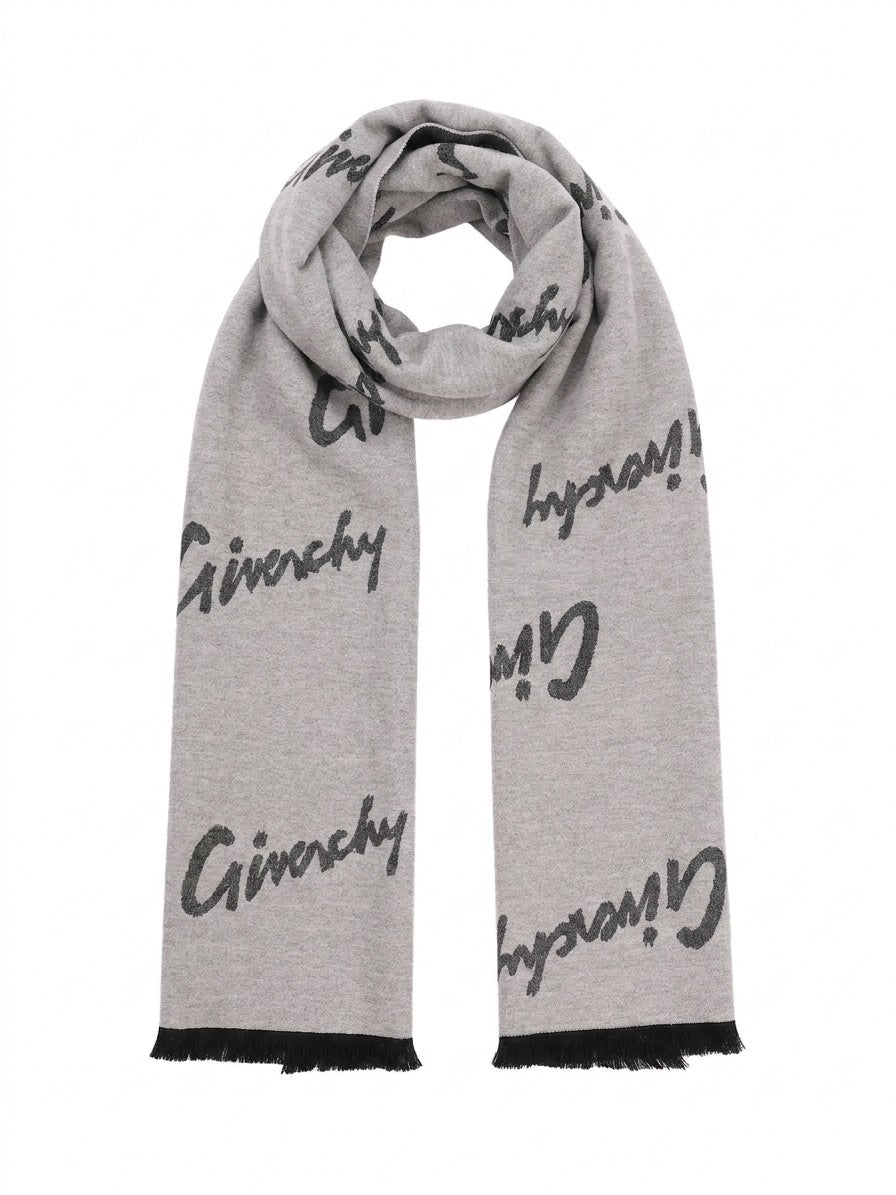 Givenchy Bicolor Wool Scarf