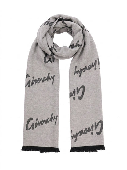 Givenchy Bicolor Wool Scarf