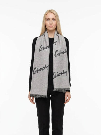 Givenchy Bicolor Wool Scarf