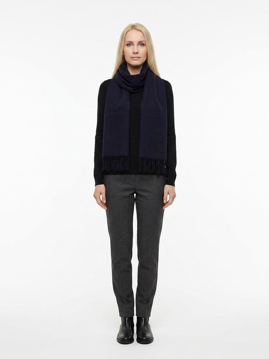 Givenchy Bicolor Wool Scarf
