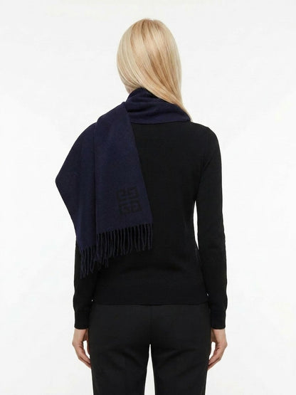 Givenchy Bicolor Wool Scarf