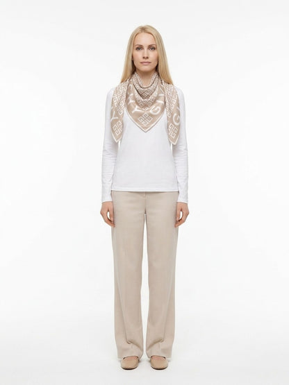 Givenchy Bicolor Silk Scarf