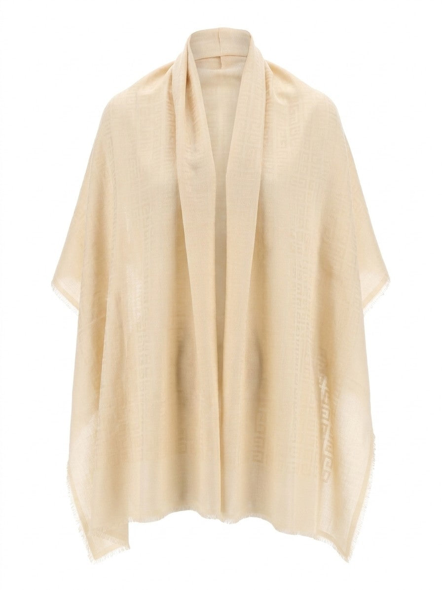Givenchy Beige Silk Scarf