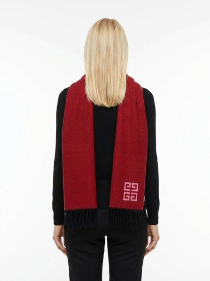 Givenchy Bicolor Wool Scarf