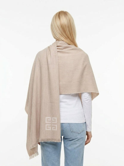 Givenchy Bicolor Wool Scarf