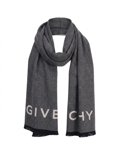 Givenchy Bicolor Wool Scarf
