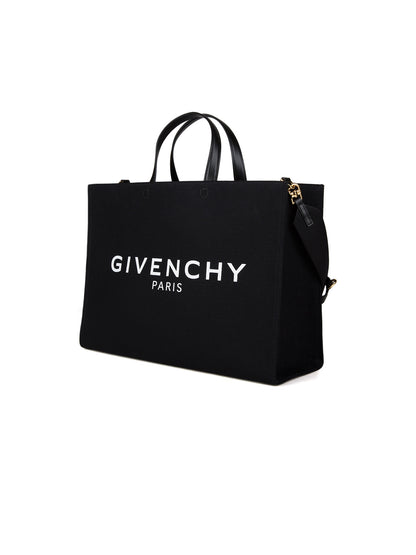 Givenchy Black Cotton Tote Bag