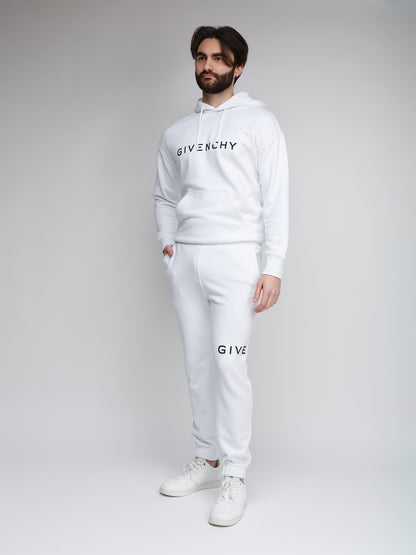 Givenchy White Cotton Joggers (Workout Pants)