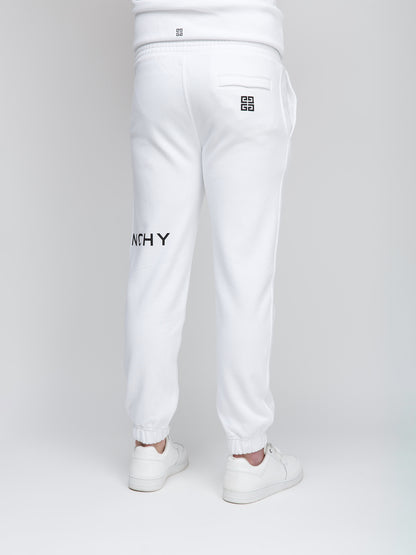 Givenchy White Cotton Joggers (Workout Pants)
