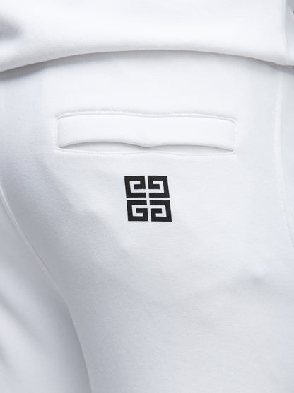 Givenchy White Cotton Joggers (Workout Pants)