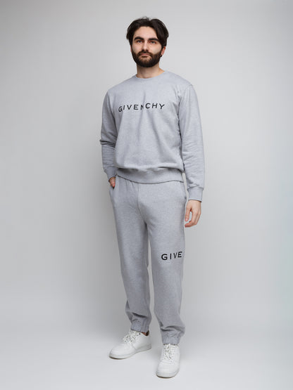 Givenchy Gray Cotton Joggers (Workout Pants)