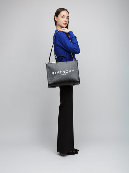 Givenchy Black Cotton Tote Bag