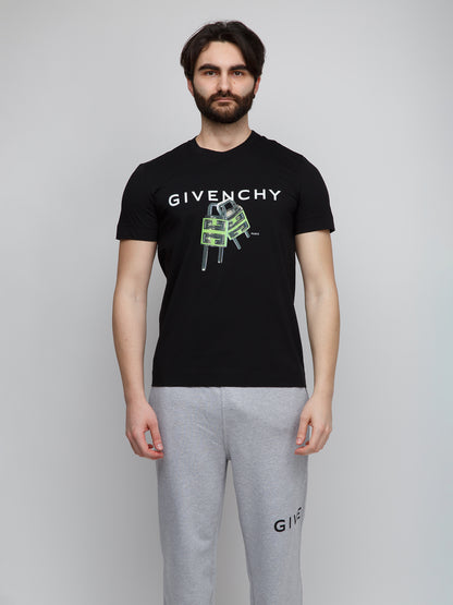 Givenchy Black Cotton T-Shirt