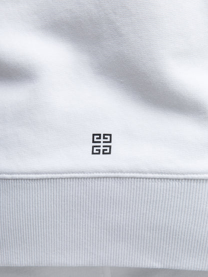 Givenchy White Cotton Sweatshirt