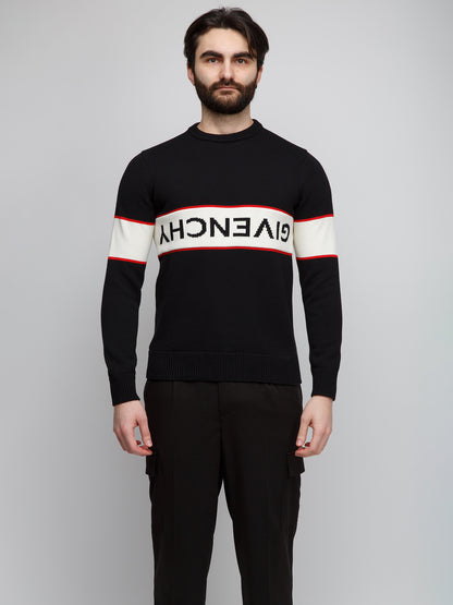 Givenchy Black Cotton Sweatshirt