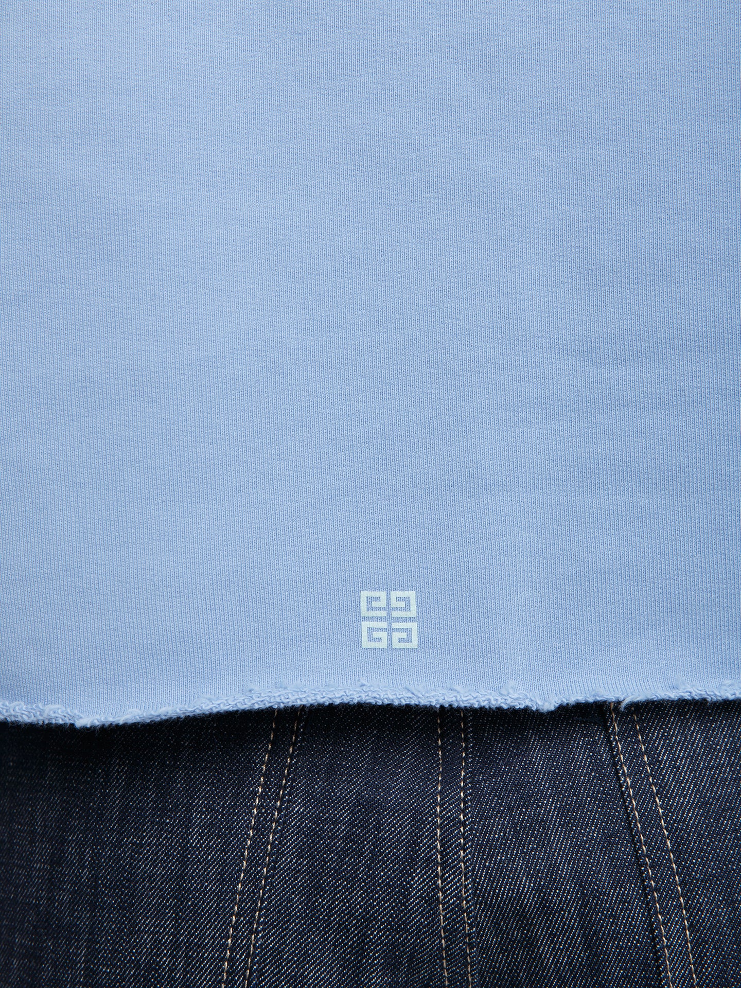 Givenchy Blue Cotton Sweatshirt