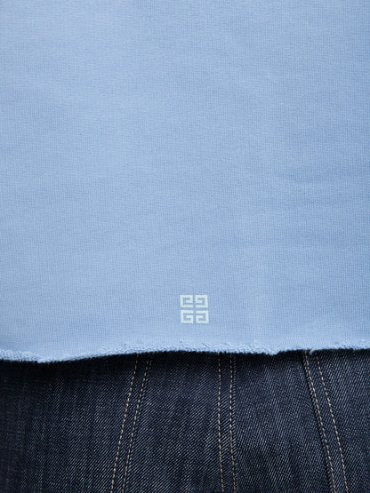 Givenchy Blue Cotton Sweatshirt