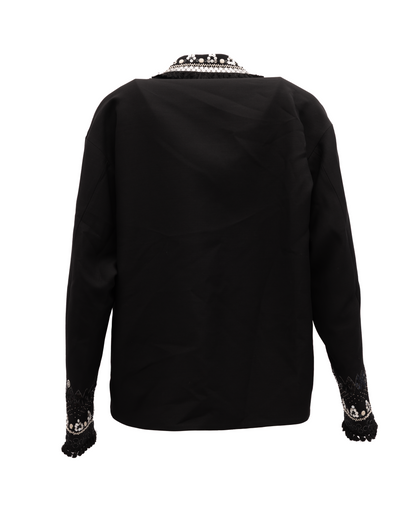 Valentino Garavani Black Embellished Jacket