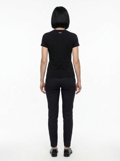 Dolce & Gabbana Black Cotton T-Shirt