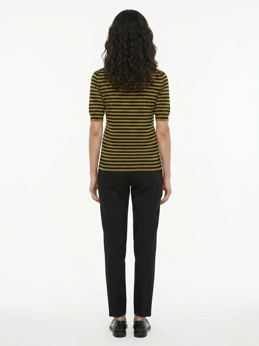 Dolce & Gabbana Multicolor Cashmere T-Shirt