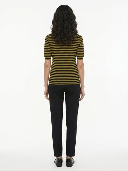 Dolce & Gabbana Multicolor Cashmere T-Shirt
