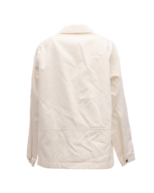 Jacket by Valentino Garavani for women in viscose & virgin wool ivory & white features a smart silhouette, perfectly accentuated by its unique and functional for a smart finish.