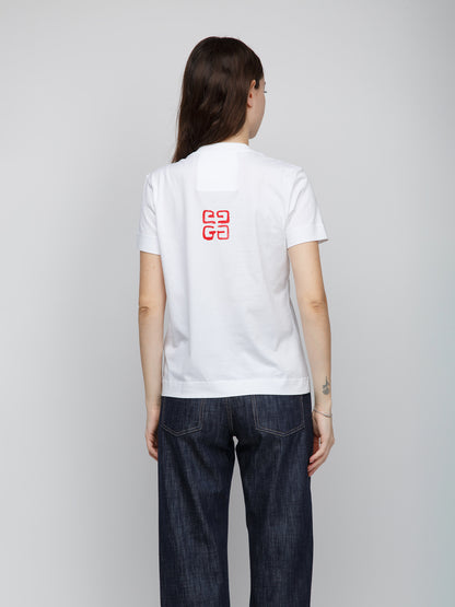 Givenchy White Cotton T-Shirt