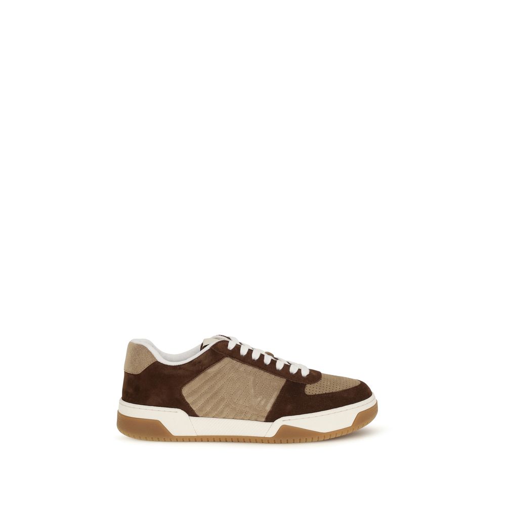 Athletic Sneakers Valentino Garavani men bos taurus suede & nappa calfskin leather brown featuring a avant-garde Men's Athletic Bos Taurus Suede & Nappa Calfskin Leather Sneakers design with a avant-garde athletic style for a refined finish.